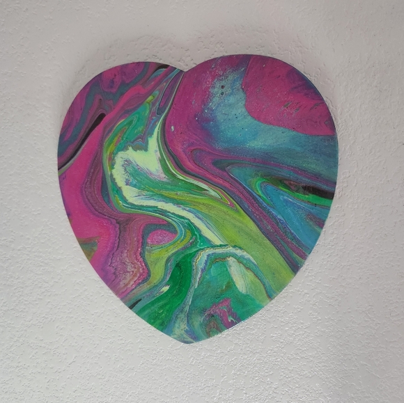 Abstract painting - Fluid Affection - Picture 2 of 3